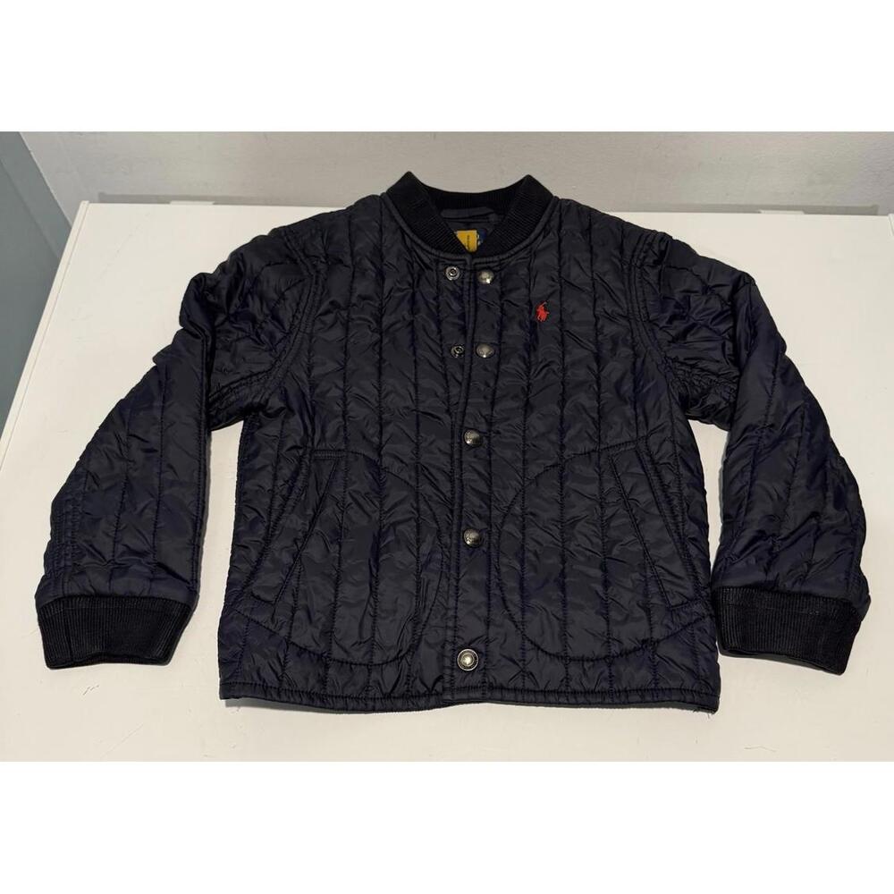 Kids Polo Ralph Lauren Quilted Jacket Size 6 Blue - Picture 5 of 6
